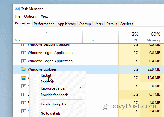 Förhindra redigeringar av snabba inställningar på Windows 11