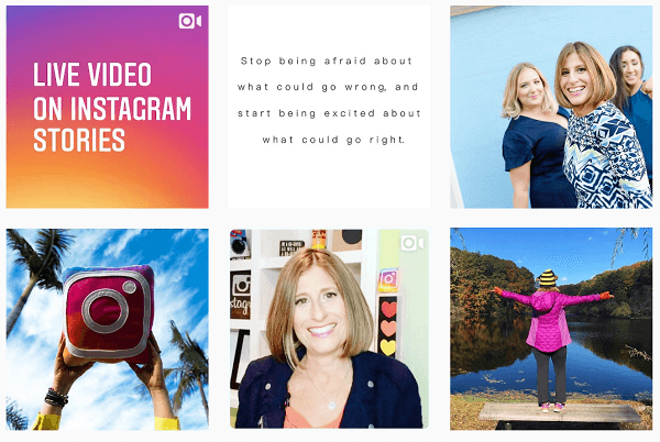 Håll ditt innehåll konsekvent och uppskatta människor till ditt flöde genom dina Instagram-berättelser.