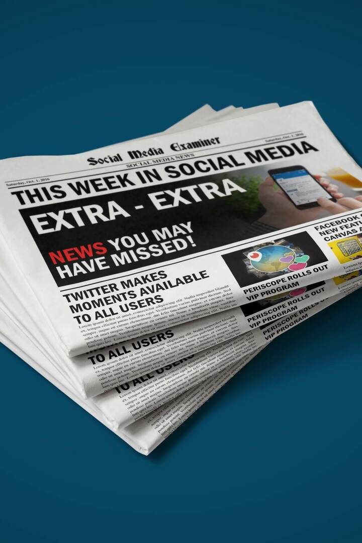 Twitter-ögonblick rullar ut berättande för alla: Den här veckan i sociala medier: Social Media Examiner
