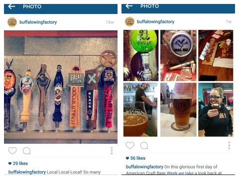Både bryggerierna och restaurangerna stöttar varandra med kranövertaganden, vilket är en rik grund för Instagram-foton och taggar.