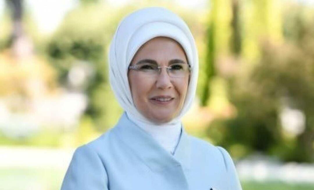 First Lady Erdoğan annonserade barnhem! 
