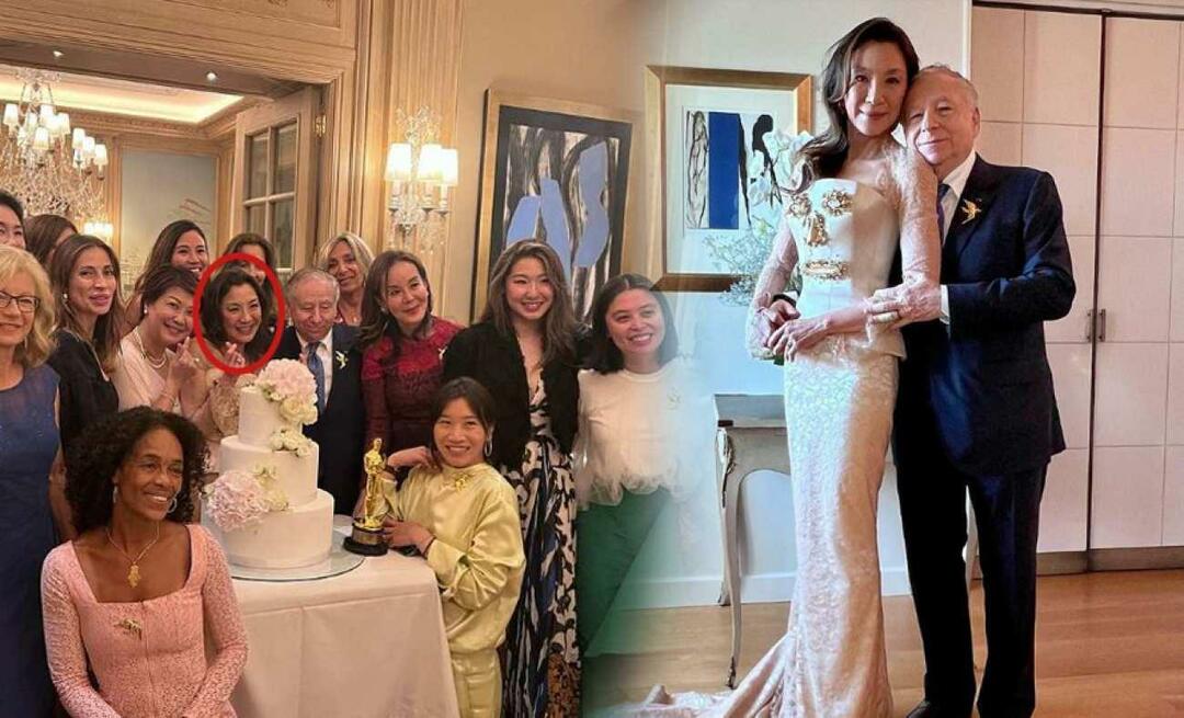 Gift 20 år senare! Alla ögon är riktade mot Michelle Yeohs finurliga brudklänning!