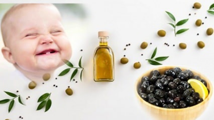 Gör oliver med lite salt för spädbarn! I vilken månad ska oliver ges till spädbarn?
