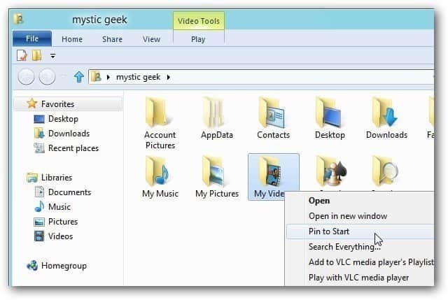 Fäst Windows 8-objekt på skärmen på skrivbordet