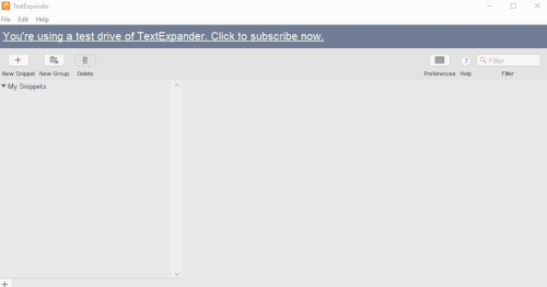 TextExpander skapa kodavsnitt