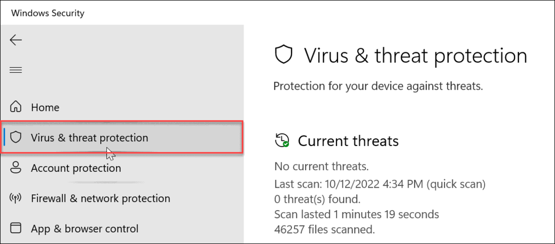 Sabotageskydd på eller av i Windows 11