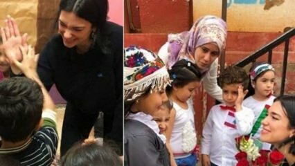 Dua Lipa träffar syriska flyktingbarn!