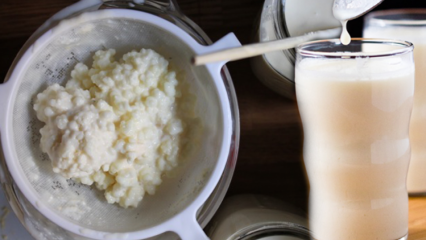 Hur görs kefir? Vilka är fördelarna med kefir? Vad gör det för att dricka kefirjuice?