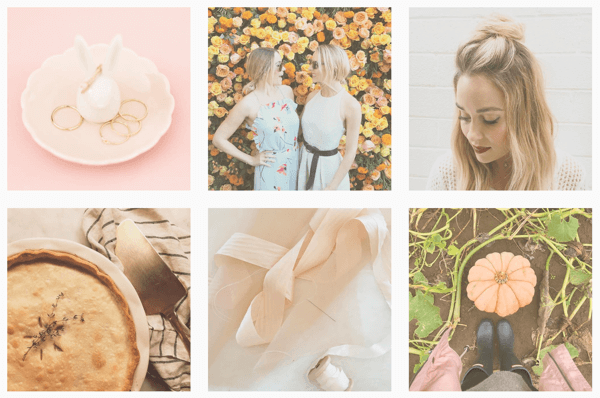 Lauren Conrads Instagram-flöde förenas genom att använda samma filter på alla bilder.
