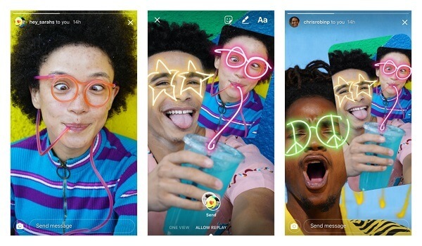 Instagram-användare kan nu mixa om kompisernas foton och skicka tillbaka dem för roliga konversationer.