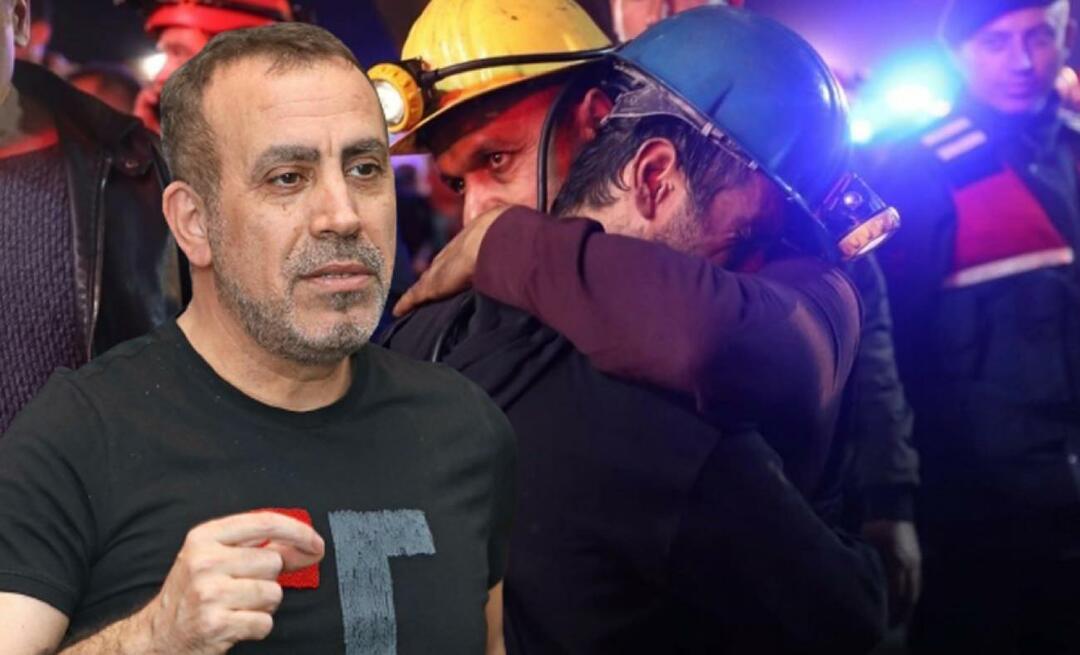 Känslomässig delning från Haluk Levent! Han drack te med gruvarbetarna