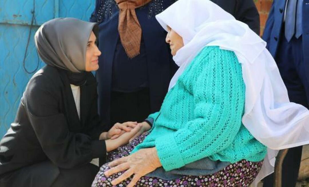 Guvernör Yiğitbaşı uppfyllde den 96-åriga fastern Kezbans största önskan