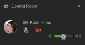 google + hangouts kontrollrumsapp instrumentpanel