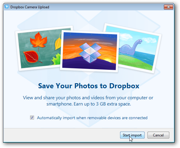 Dropbox Erbjuder 3Gigs ledigt utrymme för att använda ny Photo Sync-funktion