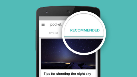 pocket app rekommendation funktion