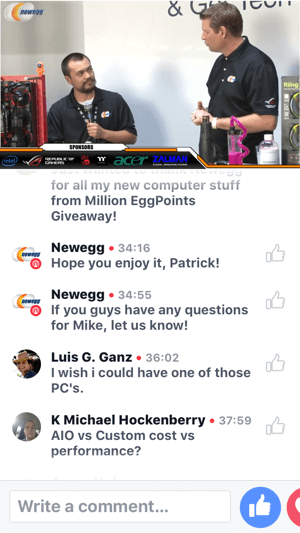 På BlizzCon är Newegg värd för en Facebook Live-sändning för att bygga en VR-klar dator.
