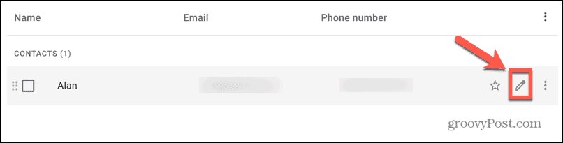 gmail redigera kontakt