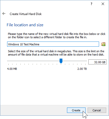 07 Bestäm hårddiskens placering (installation av Windows 10)