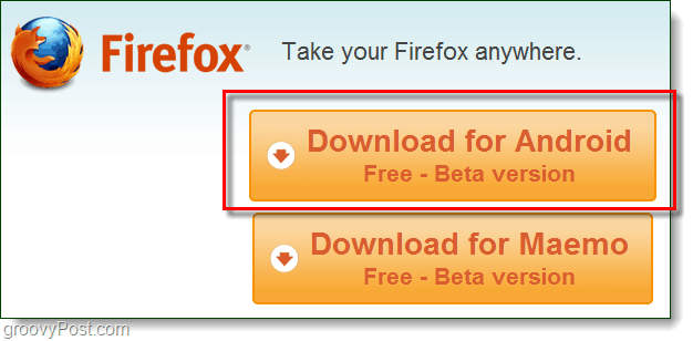 ladda ner för Android firefox