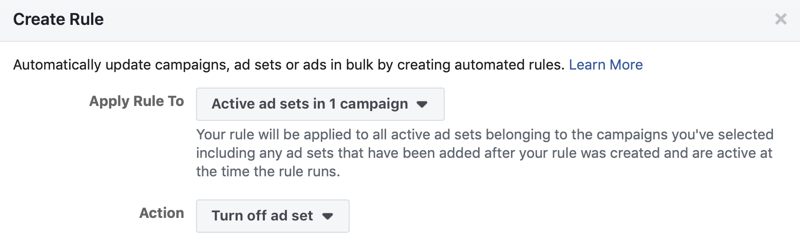 Skala dina Facebook-annonskampanjer; steg 13.