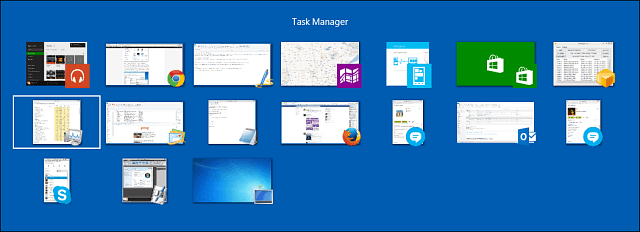 Hur man byter uppgifter i Windows 8.1-moderna gränssnitt