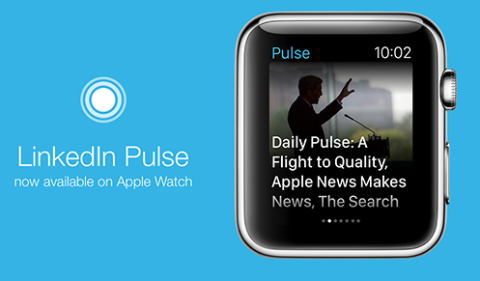 linkedin puls för Apple Watch