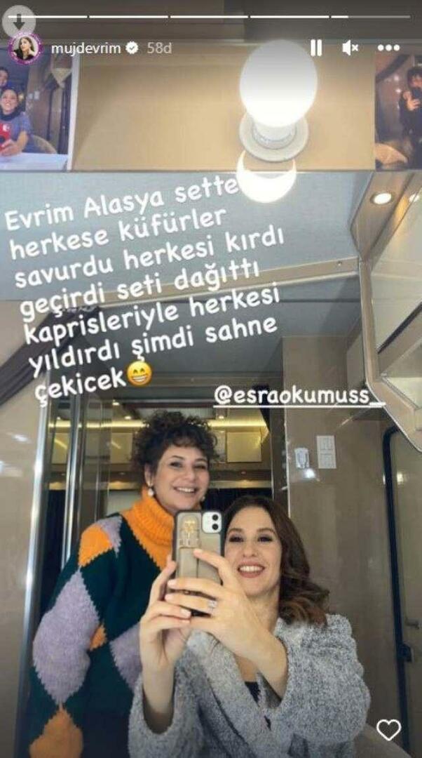 Evrim Alasya Instagram-inlägg