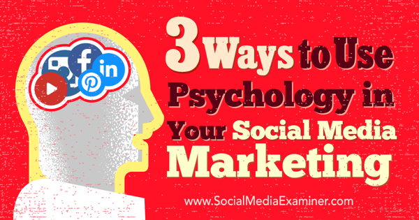 psykologi i sociala medier marknadsföring