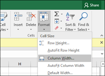 MS Excel-tips ändra storlek på kolumner-2