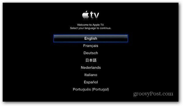 Ställ in Apple TV