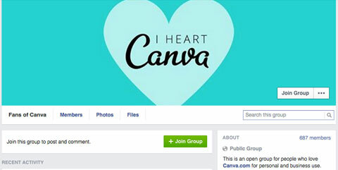 canva facebook-grupp
