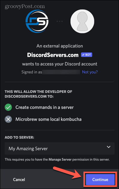 Discord-servern fortsätter