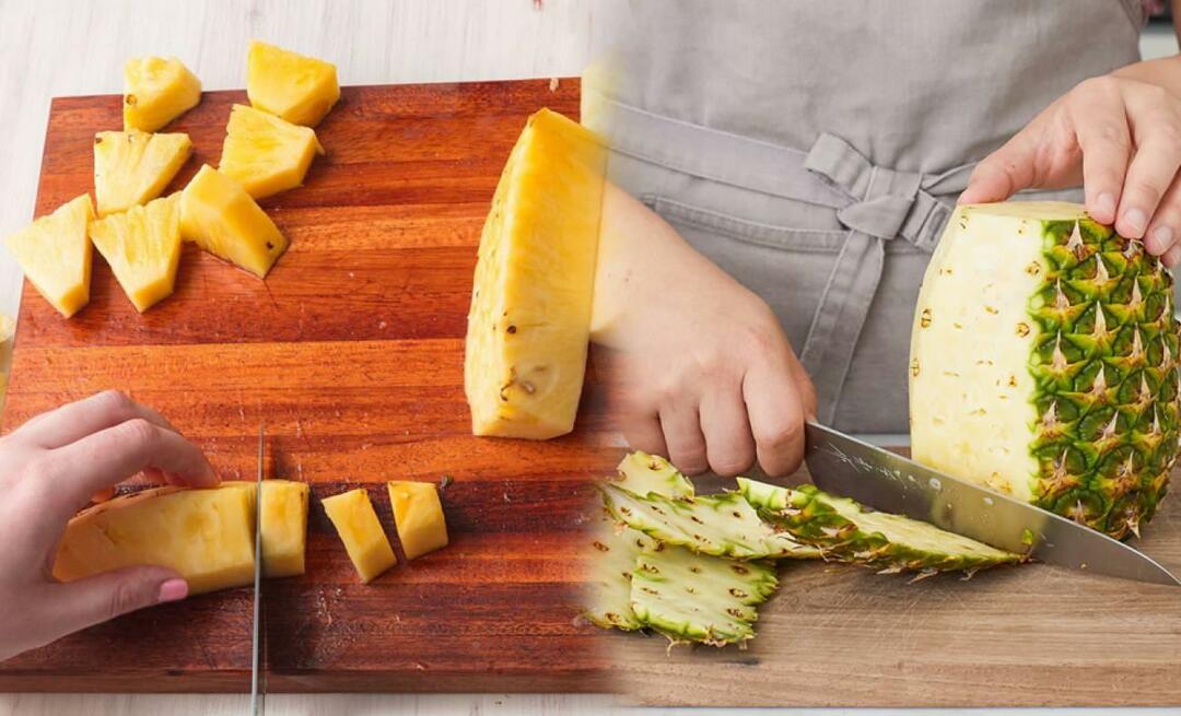 Hur skalar man enklast ananas? Hur skär man en ananas? Vilka är metoderna för att skala ananas