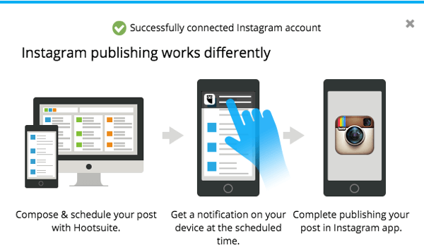 schemalägg instagraminlägg med hootsuite