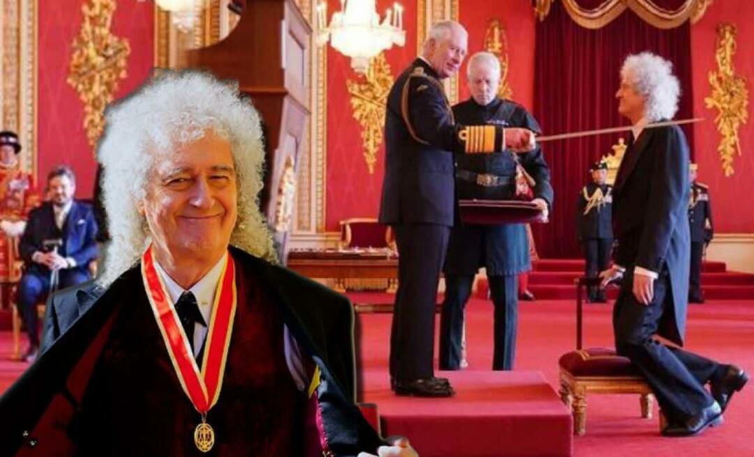 Queens gitarrist Brian May har fått namnet "Sir"! King of England 3. Charles...