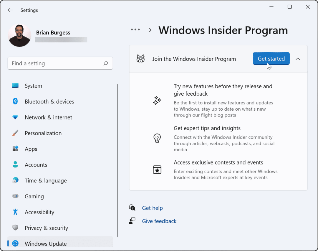 Hur man går med i Windows Insider-programmet på Windows 11