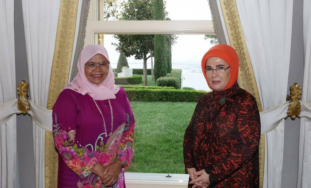 First Lady Erdoğan träffade FN: s verkställande direktör för Habitat Maimunah Mohd Sharif! 
