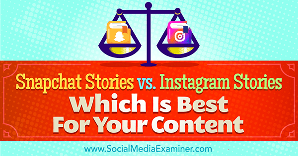 snapchat-berättelser vs instagram-berättelser