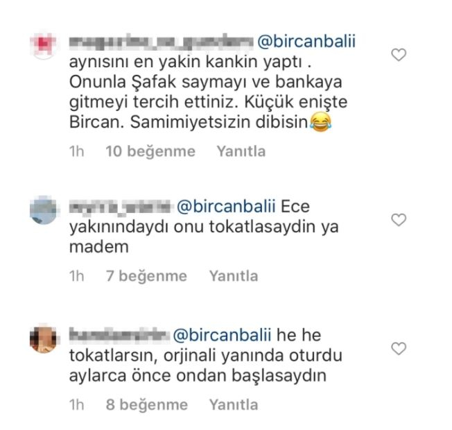 Det kom en reaktion på Bircan Balis kommentar till 'Unfaithful'!