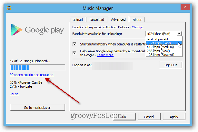 Hur man använder Google Music Scan and Match Service