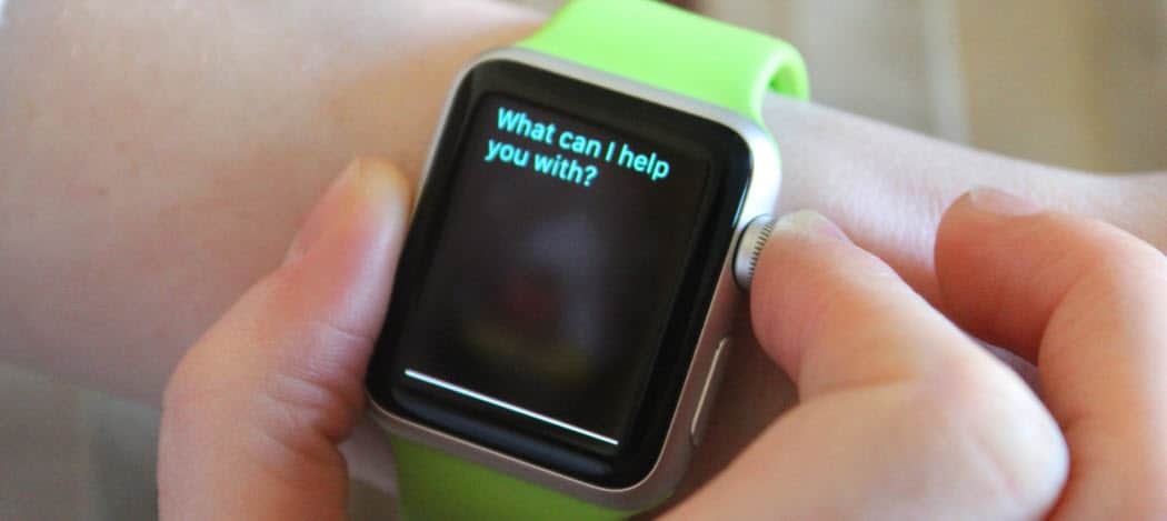 Hur man använder Siri för att söka på Apple Watch