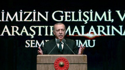 Prisvärda ord från president Erdoğan till Diriliş Ertuğrul