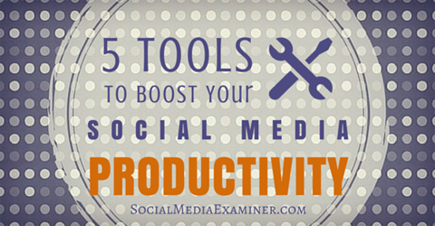 verktyg för sociala mediers produktivitet