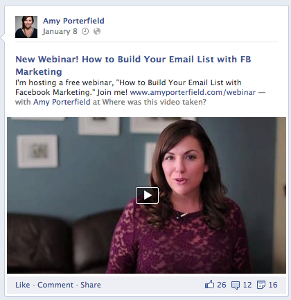 amy porterfield facebook webinar-annons