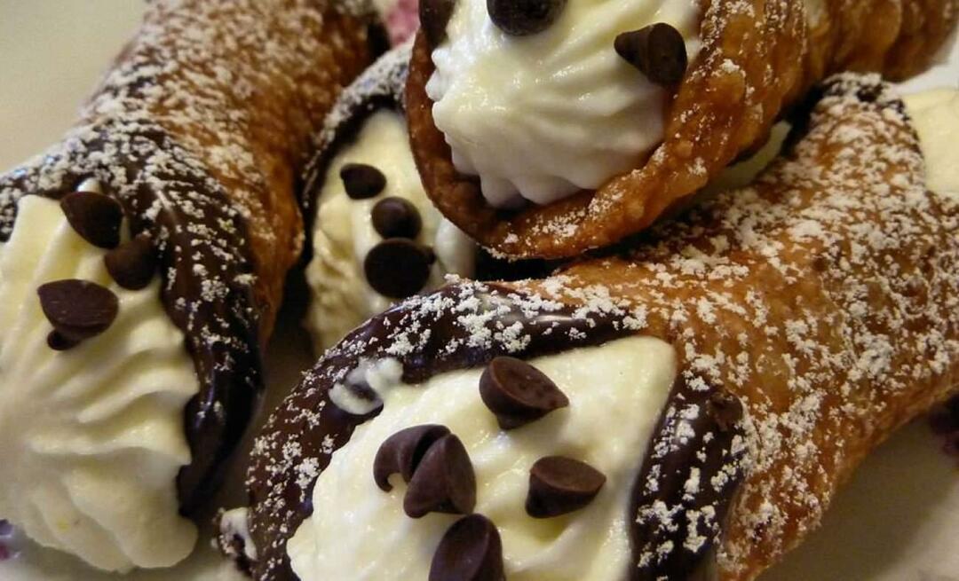 Hur man gör Cannoli, mästaren på desserter från det italienska köket?