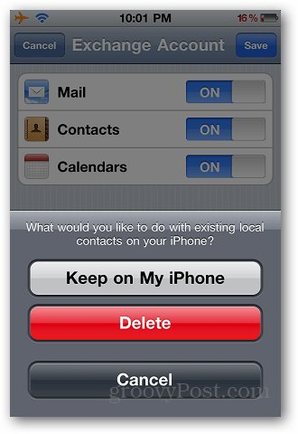 Överför kontakter iPhone 6