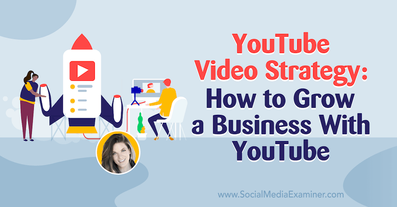 YouTube-videostrategi: Hur man odlar ett företag med YouTube med insikter från Sunny Lenarduzzi på Social Media Marketing Podcast.