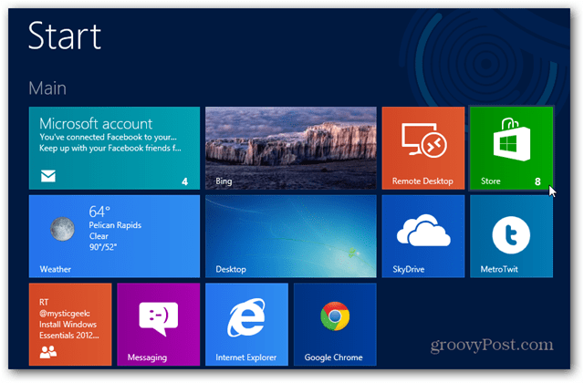 Hur du uppdaterar Windows 8-appar