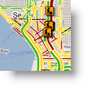 Google Maps Live Traffic för Arterial Roads