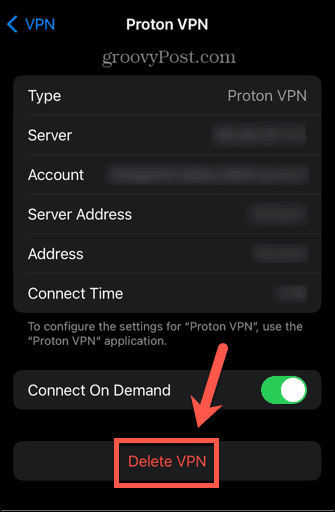 iphone radera vpn-konfiguration